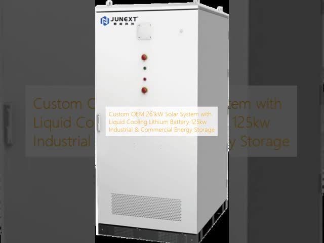 261kwh OEM Liquid Cooling Battery 125kw Commercial ESS Solar System Lithium Battery