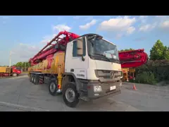 中古のSANY SYM5540THB 66mコンクリートポンプ車（メルセデスベンツシャーシ） video