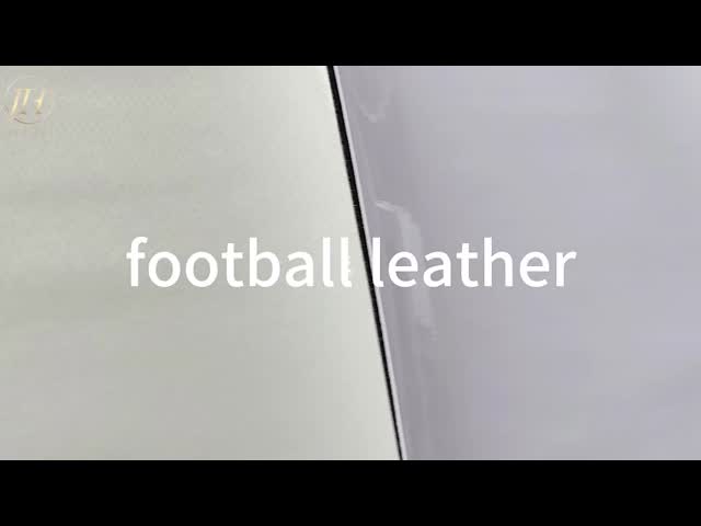 Premium Artificial Ball Leather For Football Non Woven Base Crystal Surface