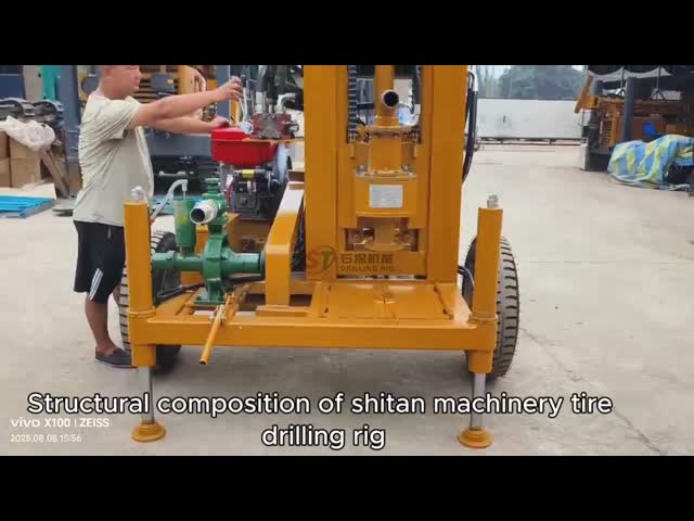 Four-wheel Tractor Borewell Machine Preferred Choice For Rural Drilling