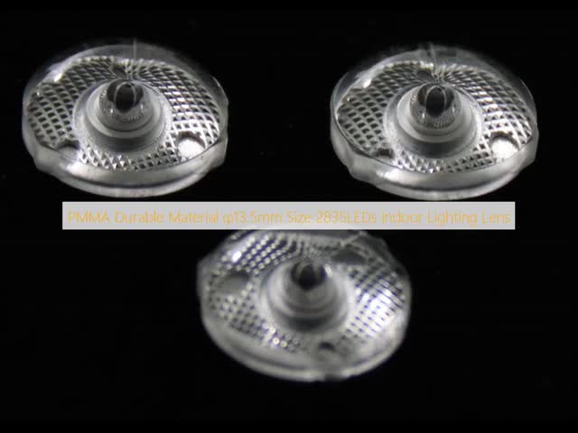 PMMA耐久性素材 φ13.5mm サイズ 2835LED 室内照明レンズ