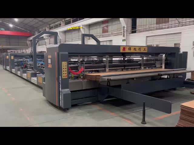 Smooth Operation Automatic Folder Gluer Stitcher Electric For Single Stitching