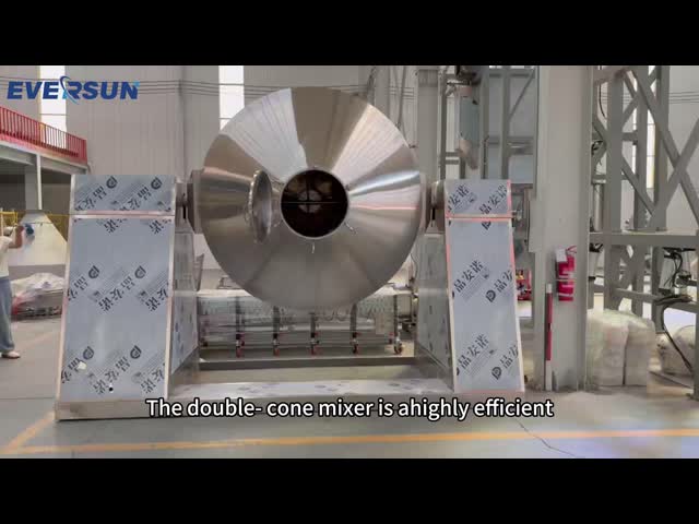 High Mixing Uniformity Double Cone Blender for Dry Powder and Granular Materials