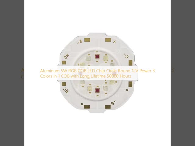 Aluminum 24W RIRIR COB LED Chip 12V Power 3 Colors in 1 COB with Long Lifetime 50000 Hours