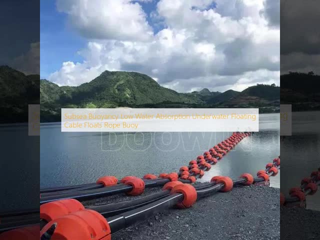 Customized Pipe Laying Floats Orange Yellow Tie In Pipeline Float
