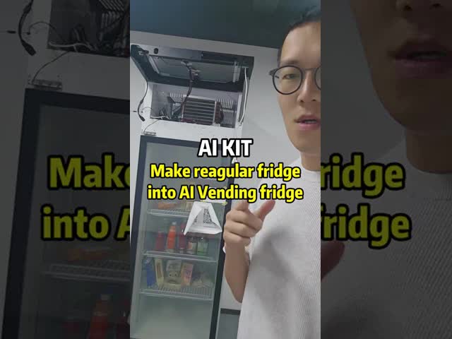 AI Vending Machine Kit for Fridge Conversion with Card Reader