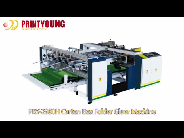 PRY-2900H Double Sheets Carton Box Folder Gluer Machine