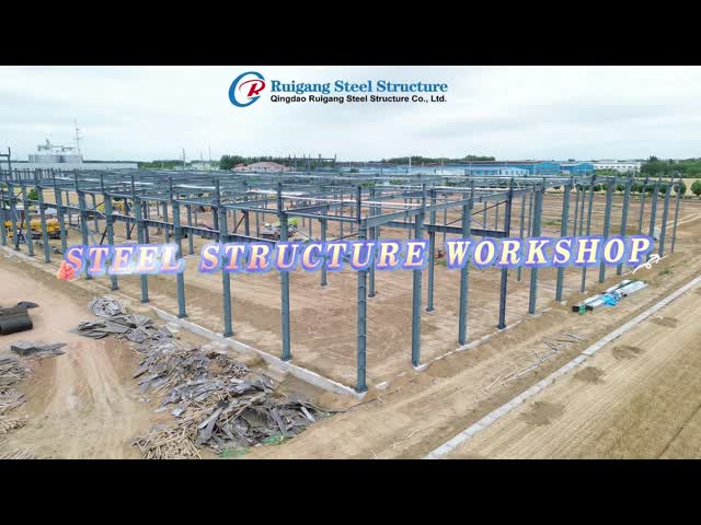 Prefabricated Shed Steel Structure Metal Workshop Building Warehouse