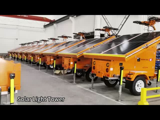 Diesel Light Tower Generator 9m 12m High Mast Light Tower Emergency Portable Light Tower