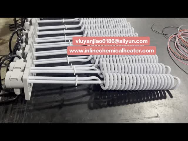 酸性加熱のためのPTFE浸泡ヒーター 1KW~36KW 110V~480V