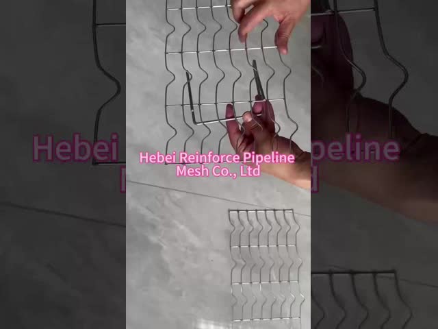 Ten Lines Q 235 Pipeline Reinforced Welded Wire Mesh ≥485 N/Mm² Wire Tensile Strength