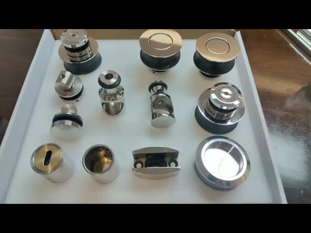 304 Stainless Steel Shower Room Accessories Enhance Stability and Aesthetics of Sliding Doors