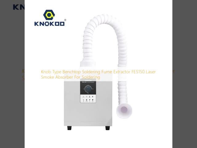 Knob Type Benchtop Soldering Fume Extractor FES150 Laser Smoke Absorber For Soldering