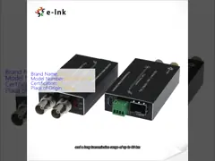 Convertisseur 3G-SDI mini-type en fibre avec Tally & Reverse RS485