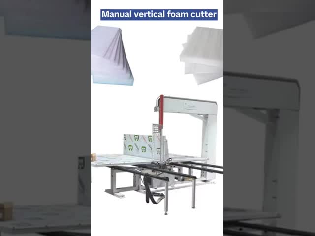 Manual Vertical Cutting Machine For EVA Pearl Cotton Foam Sheet OEM ODM