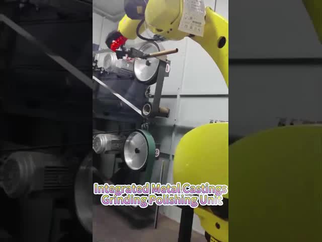 380V Brass Casting Workpiece Robot Grinding Machine