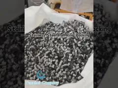 Stainless Steel Metal Pall Rings for Gas Scrubbing and Distillation