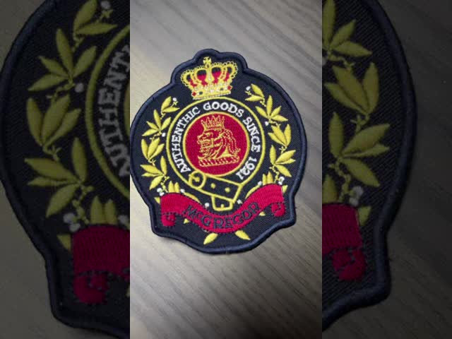 Glossy Apparel Garment Trims Accessories Clothing Tags Custom Sew On patch