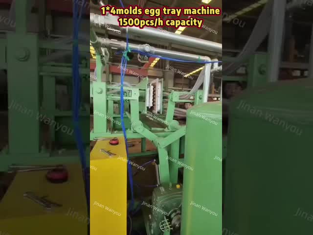 Chicken Farm Use Paper Egg Tray Machine / Pulp Molding Equipment / Egg Tray Production Line with PLC Control