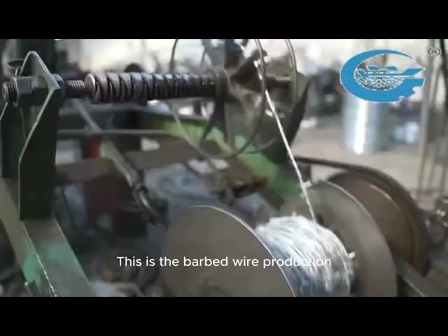 Hot Dipped Galvanized Steel Barbed Wire 12Gauge for Security Fencing