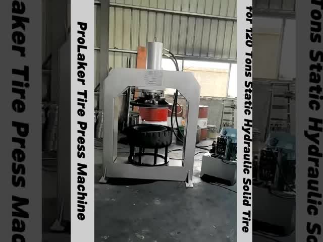 Robust Static 120 Ton Forklift Hydraulic Solid Tire Press Machine