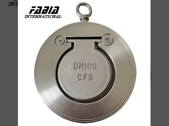 Wafer Check Valve FABIA Industry valves  Standard term Prevent Medium Backflow
