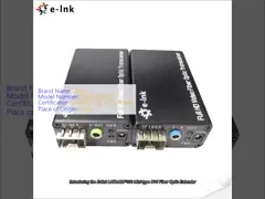 ミニタイプDVI光ファイバーエクステンダー、外部ステレオオーディオ付き