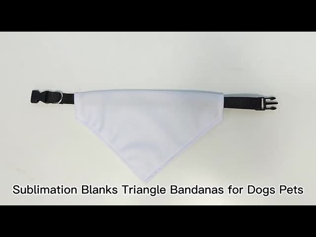 Customizable Sublimation Pet Blanks Sublimation Pet Bandana With Different Sizes