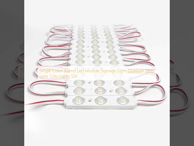 LED Module with Lens 1.5W 1.8W 3W SMD 2835 5050 Waterproof Injection LED Light for Outdoor Sign Lighting Decoration