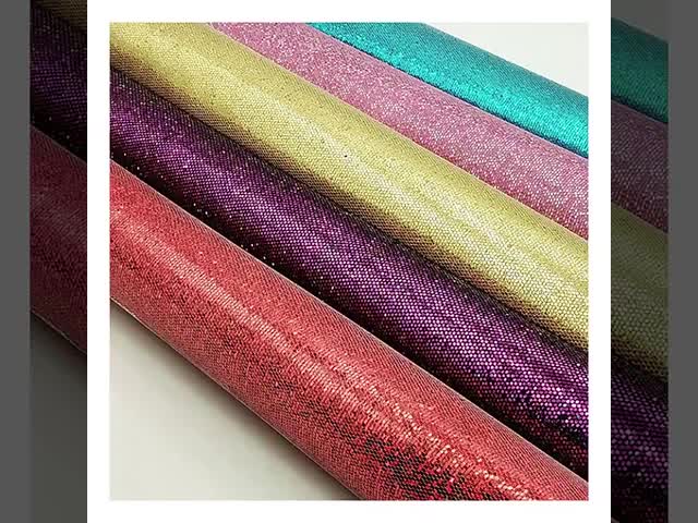 Wholesale Mesh Glitter Fabric Synthetic Artificial Faux Leather Shoes Phone Shell Vanity Case Handbag Notebook Leather Fabric