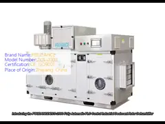 3000CMH Fully Automatic PLC Control Industrial Desiccant Rotor Dehumidifier with HMI