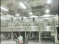 China Hydraulic Lifting Fixed Type Vacuum Emulsifier Mixer 300L for Cosmetics Making supplier
