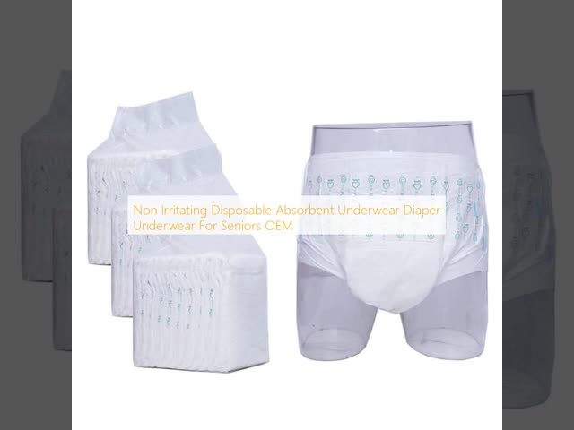 Non-Irritating Disposable Adult Diaper for Sensitive Skin OEM