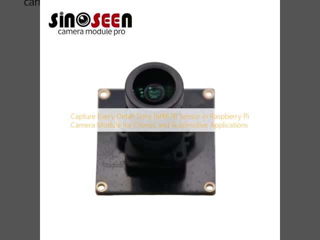 Sony IMX678 Sensor in Raspberry Pi Camera Module for Drones and Automotive Applications