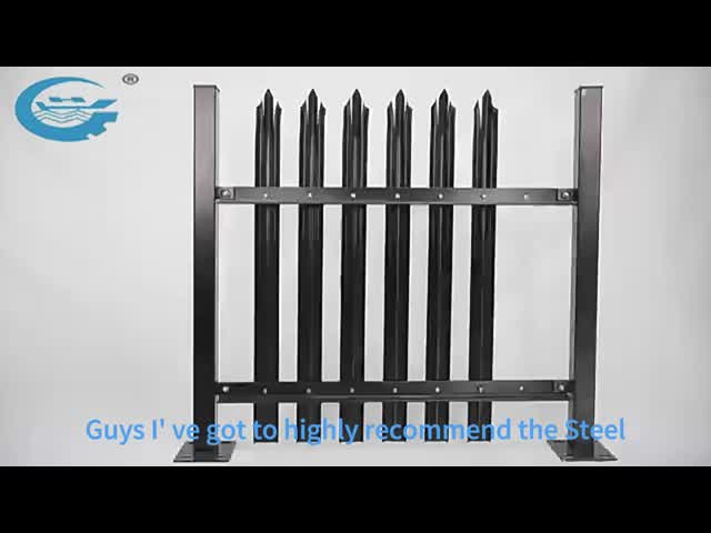 Steel Palisade Fencing 2-3m Width 10 Year Warranty