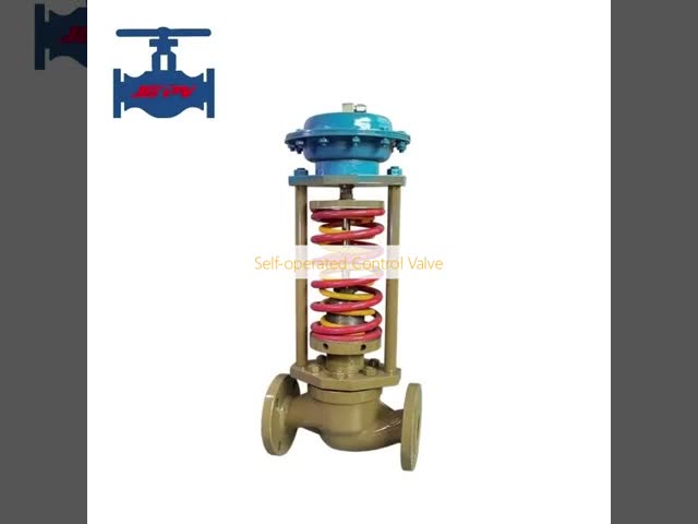 Self-Operated Control Valve for Water Steam Oil Flow Regulation