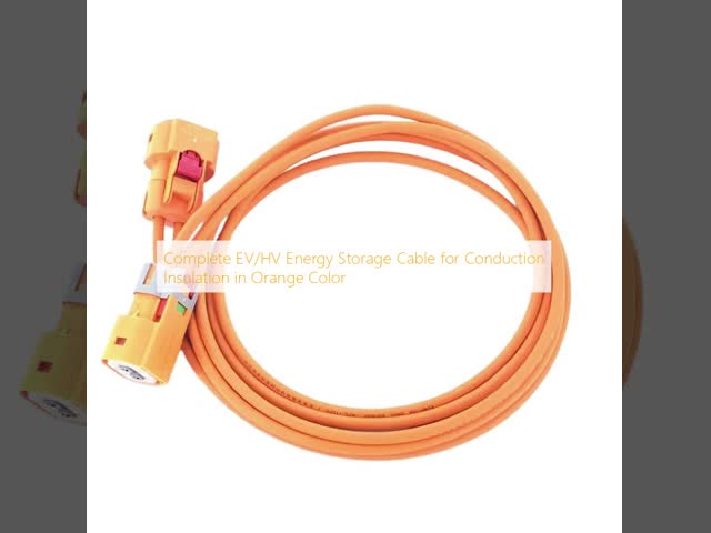 Orange EV Energy Storage Cable 600V AC 900V DC Copper Conductor