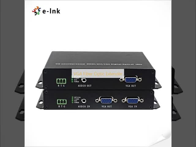 USB VGA KVM Fiber Optic Extender