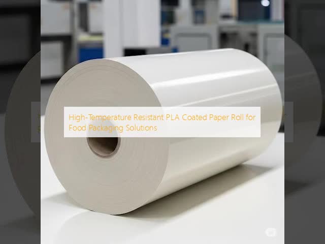 High-Temperature Resistant PLA Coated Paper Roll for Food Packaging Solutions