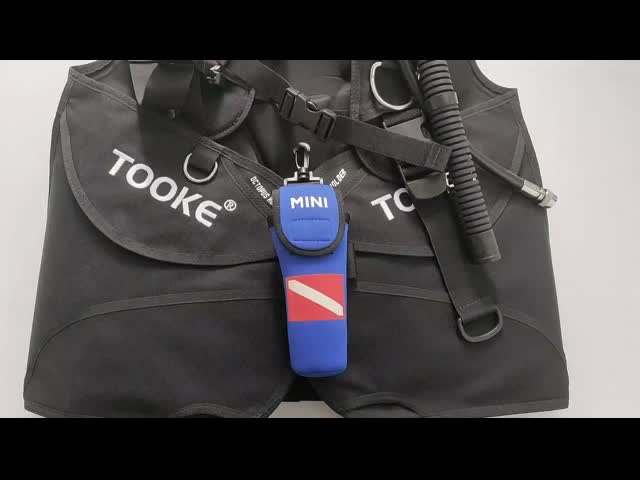 PVC Mini Scuba Diving Surface Marker Buoy Compact For Underwater Below Signal