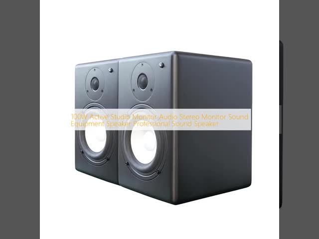 F505 Active Studio Monitor Speaker 100W Bluetooth Wood Cabinet