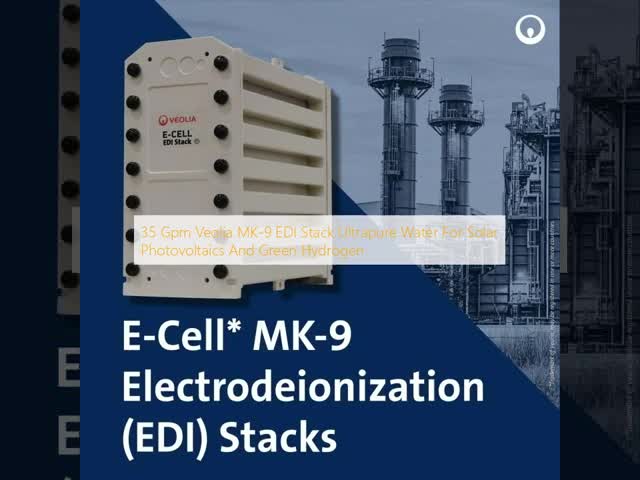 8.0m3/h Veolia MK-9 Suez EDI Stacks Boiler Feed Water For Power Plants
