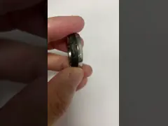 2025 New Arrival Custom Engagement Rings Forged Carbon Fiber Wedding Bands Mens bands Forged Carbon Fiber Ring