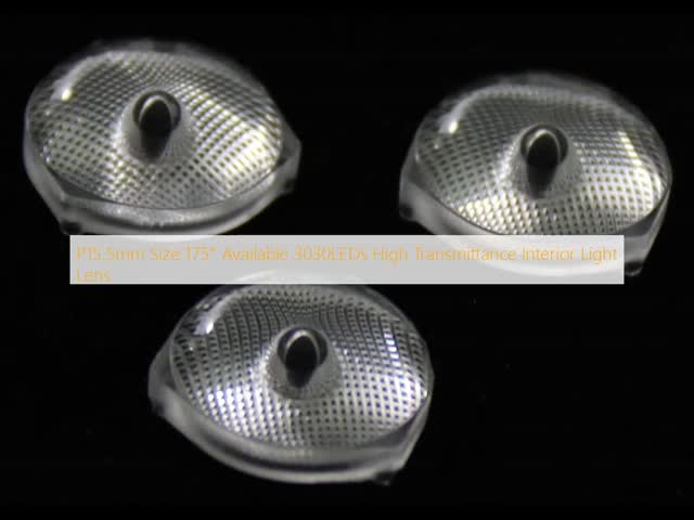 P15.5mm サイズ 175° 利用可能 3030LEDs 高透過率インテリアライトレンズ