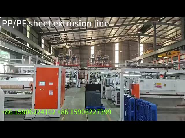 PP/PE plate extrusion line