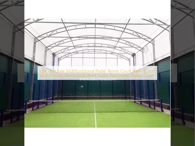 Outdoor Waterproof Padel Tennis Court Canopy Sport Padel Court Roof Cover Padel Tennis Court