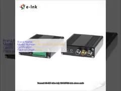 1Ch Bidirectionele 3G-SDI met Loop-out + 1Ch Tally + 2Ch Bidirectionele RS485 of RS422 + 2Ch Stereo Audio + 1Ch Microphone over Fiber Converter