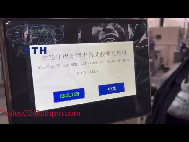 TIANHE Semi Automatic Hard Gel Capsule Filling Semi Auto Capsule Filler Machine