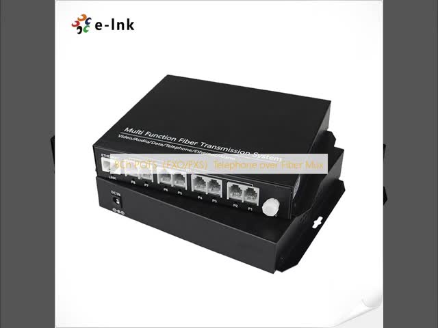 4Ch POTS（FXO/FXS）Telephone over Fiber Mux