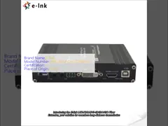 1Ch 1080P DVI + USB KVM + 1Ch RS232 + 1Ch Bidi Stereo Audio + 1Ch GPIO over Fiber Extender